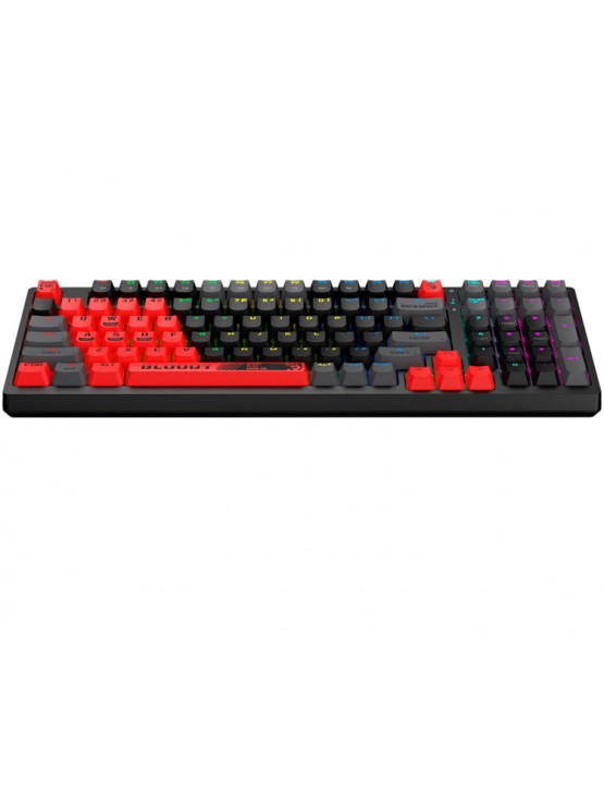 კლავიატურა: A4tech Bloody S98 RGB Mechanical Gaming Keyboard Red Switch US Layout Sports Red