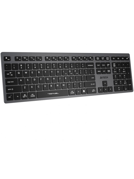 კლავიატურა: A4tech Fstyler FBX50C Bluetooch & Wireless Keyboard EN/RU Grey