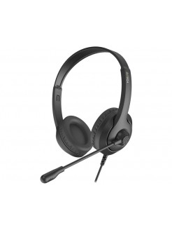 ყურსასმენი: A4tech Fstyler FH100U USB Stereo Headset With Mic Stone Black