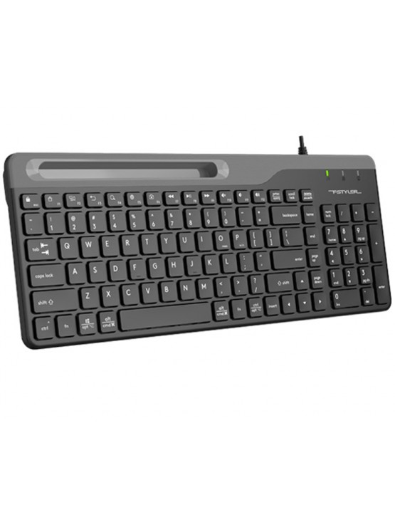 კლავიატურა: A4tech Fstyler FK25 Multimedia Keyboard USB EN/RU Black