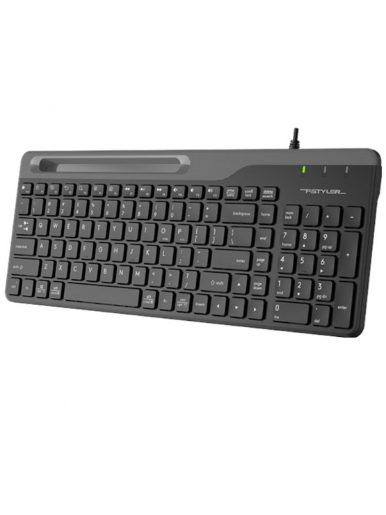 კლავიატურა: A4tech Fstyler FK25 Multimedia Keyboard USB EN/RU Black