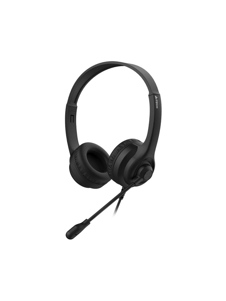 ყურსასმენი: A4tech HU-8 USB Stereo Headset With Mic Black