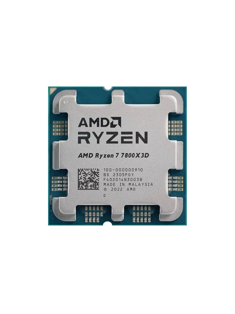 პროცესორი: AMD Ryzen 7 7800X3D 4.2GHz Turbo Boost 5.0GHz 8MB AM5