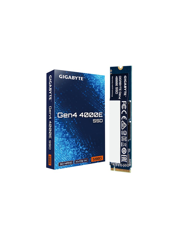 მყარი დისკი: Gigabyte Gen4 4000E SSD 500GB M.2 PCIe - G440E500G G10