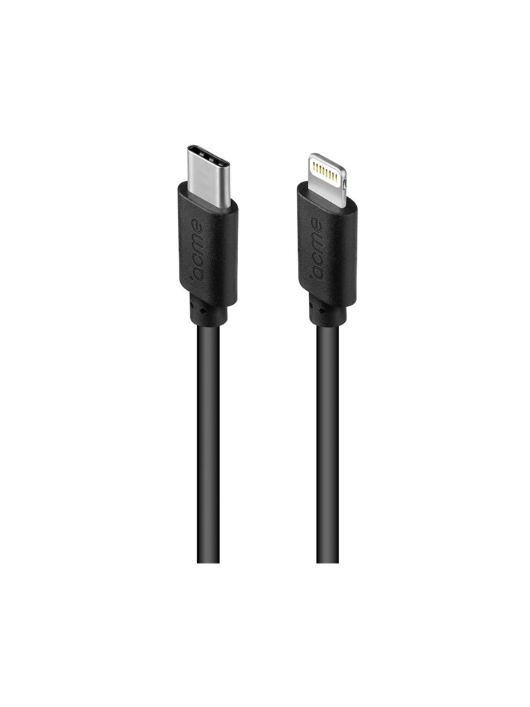 კაბელი: Acme CB1061 USB-C to Lightning Cable 1m 20W Black