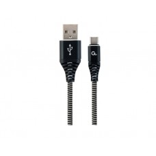 კაბელი: Gembird CC-USB2B-AMCM-1M-BW USB Type-C 1m Black/White
