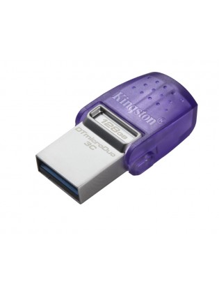 ფლეშ მეხსიერება: Kingston DataTraveler microDuo 3C 128GB USB3.2 - DTDUO3CG3/128GB