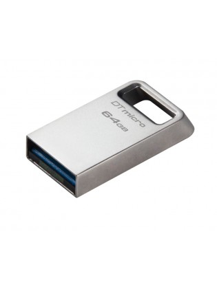 ფლეშ მეხსიერება: Kingston DataTraveler Micro 64GB USB3.2 Metal - DTMC3G2/64GB