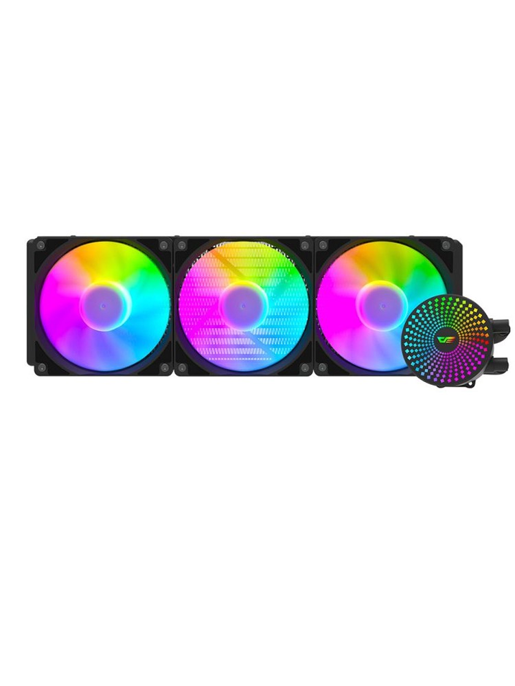 ქულერი: DarkFlash Radiant DC-360 Liquid RGB CPU Universal Cooler Black