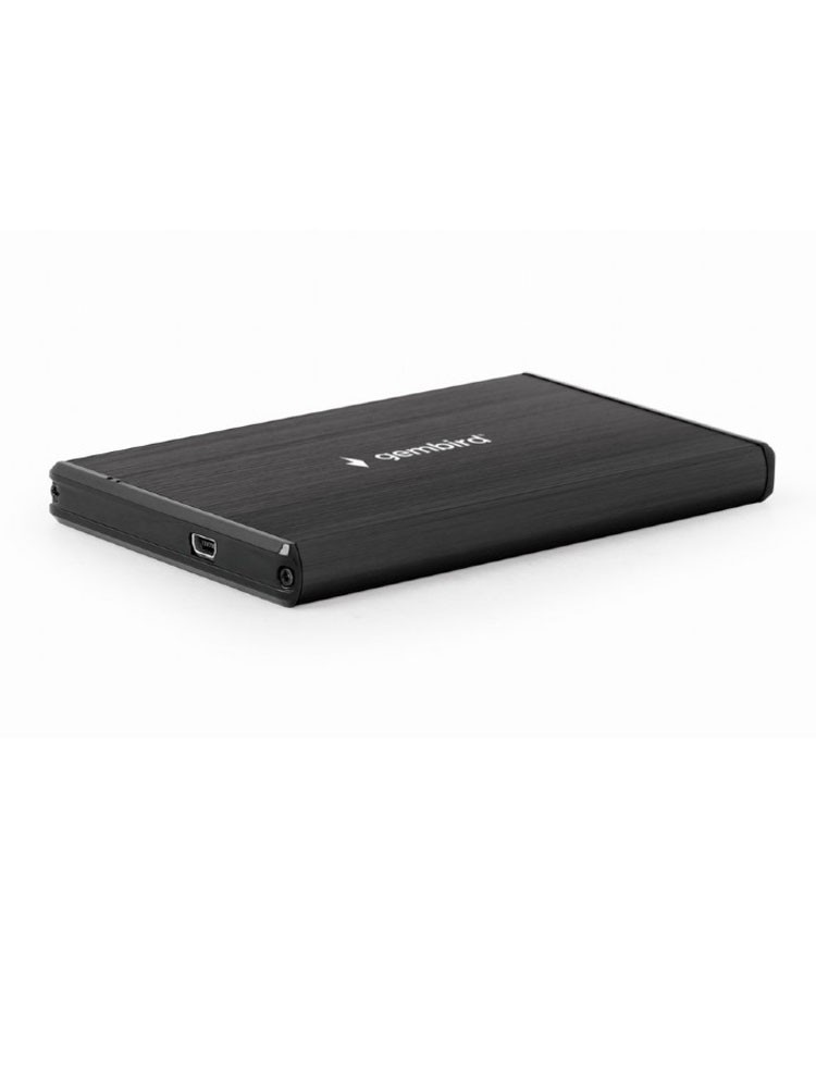 მყარი დისკის ყუთი: Gembird EE2-U3S-3 USB 3.0 2.5" enclosure Brushed Aluminum Black