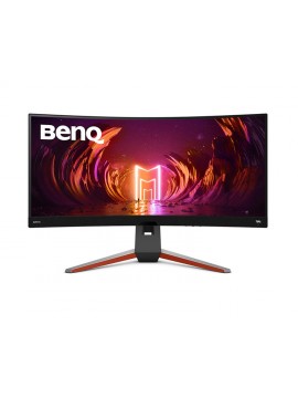 მონიტორი: BenQ MOBIUZ EX3410R 34" WQHD Curved VA 144Hz 1ms 2xHDMI DP Built-In Speaker - 9H.LKKLA.TBE