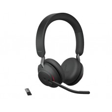 ყურსასმენი: Jabra Evolve2 65 Link380a MS Stereo Wireless Headset Black - 26599-999-999
