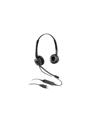 ყურსასმენი: Grandstream GUV3000 HD USB Headset With Mic Black