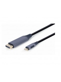 კაბელი: Gembird CC-USB3C-DPF-01-6 USB Type-C to DisplayPort Adapter cable 1.8 m