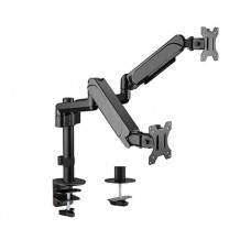 მონიტორის საკიდი: Gembird MA-DA2P-01 Adjustable desk 2-display mounting arm 17"-32"