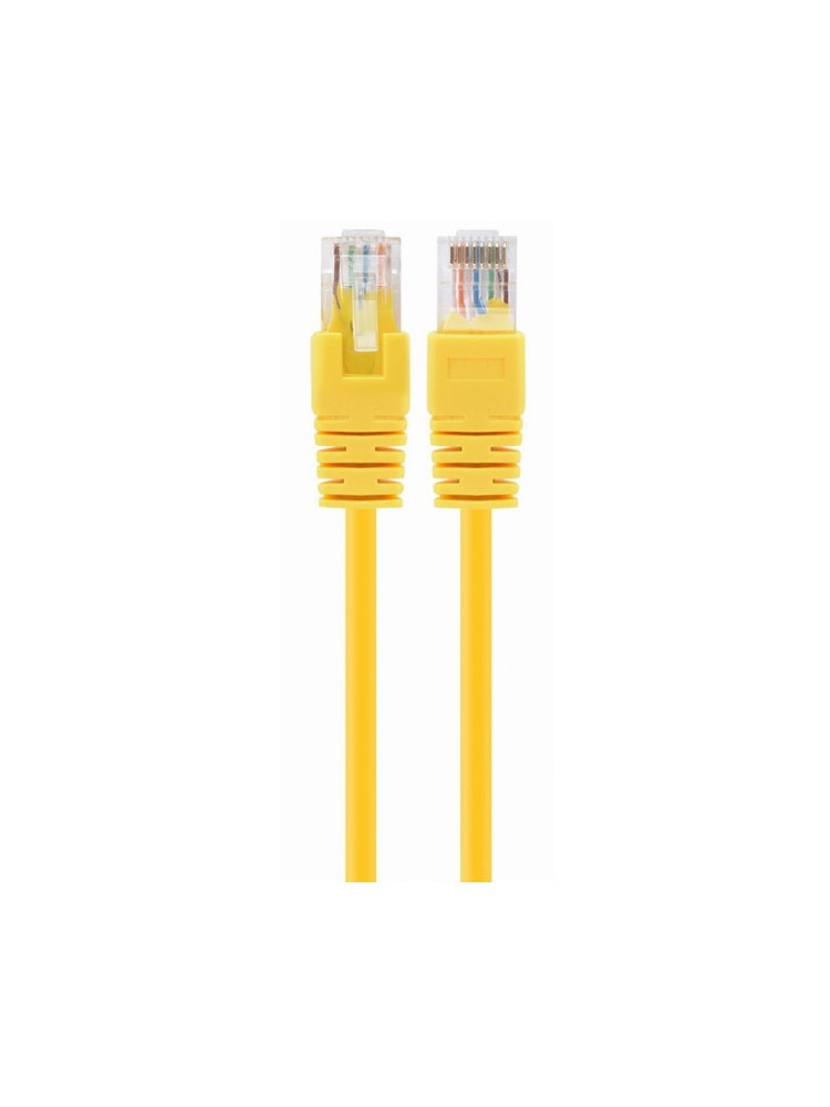 ქსელის კაბელი: Gembird PP12-1M/Y Patch Cord UTP CAT5E 1m Yellow