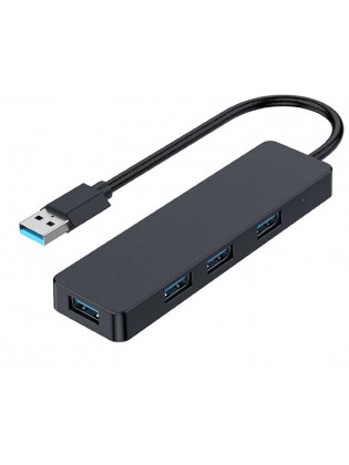 USB ჰაბი: Gembird UHB-U3P4-04 4-port USB 3.1 (Gen 1) Hub Black