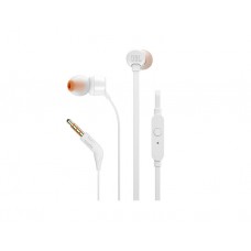 ყურსასმენი: JBL T110 Headphones With Mic White - JBLT110WHT