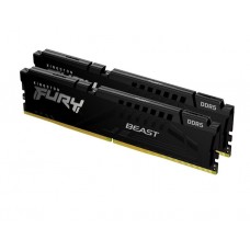 ოპერატიული მეხსიერება: Kingston Fury Beast DDR5 32GB 6000MHz DUAL KIT DIMM - KF560C30BBK2-32