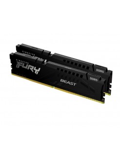 ოპერატიული მეხსიერება: Kingston Fury Beast DDR5 32GB 6000MHz DUAL KIT DIMM - KF560C30BBK2-32