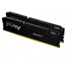 ოპერატიული მეხსიერება: Kingston Fury Beast DDR5 64GB 5600MHz DUAL KIT DIMM - KF556C36BBEK2-64