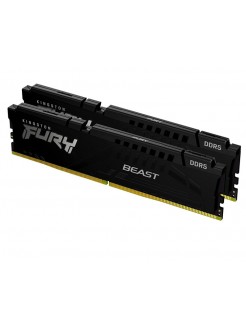 ოპერატიული მეხსიერება: Kingston Fury Beast DDR5 16GB 6000MHz DUAL KIT DIMM XMP/EXPO - KF560C36BBE2-16