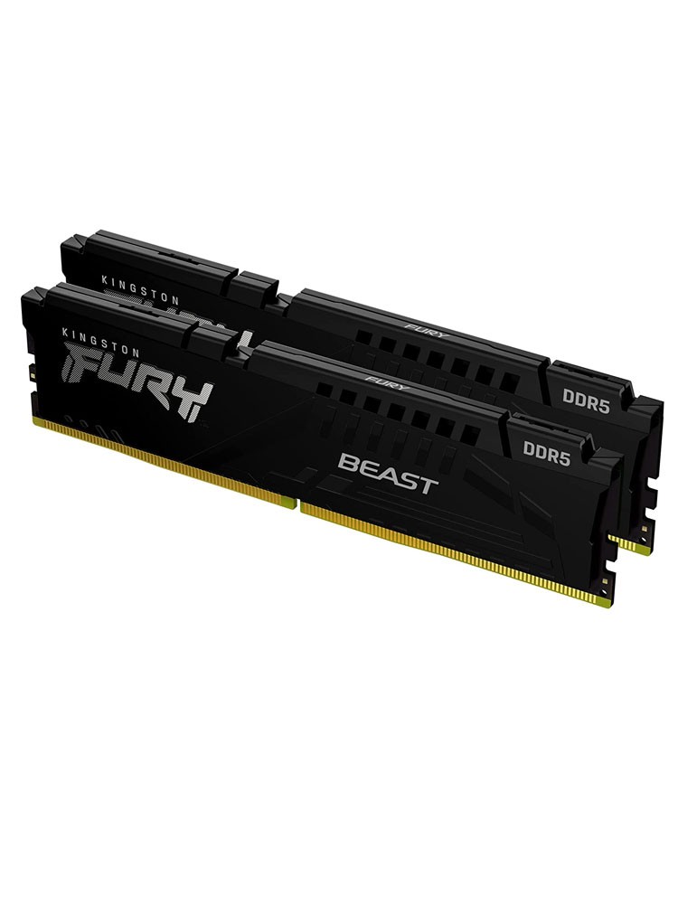 ოპერატიული მეხსიერება: Kingston Fury Beast DDR5 64GB 5600MHz DUAL KIT DIMM - KF556C36BBEK2-64