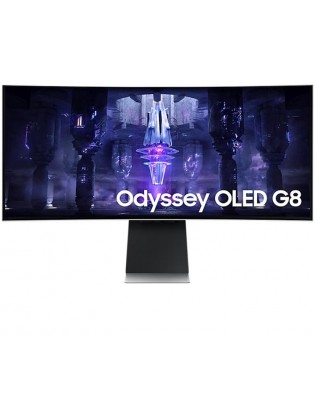მონიტორი: Samsung Odyssey OLED G8 LS34BG850SIXCI 34" WQHD Curved 175Hz 0.03ms Micro HDMI Mini DP 2xUSB-C Silver