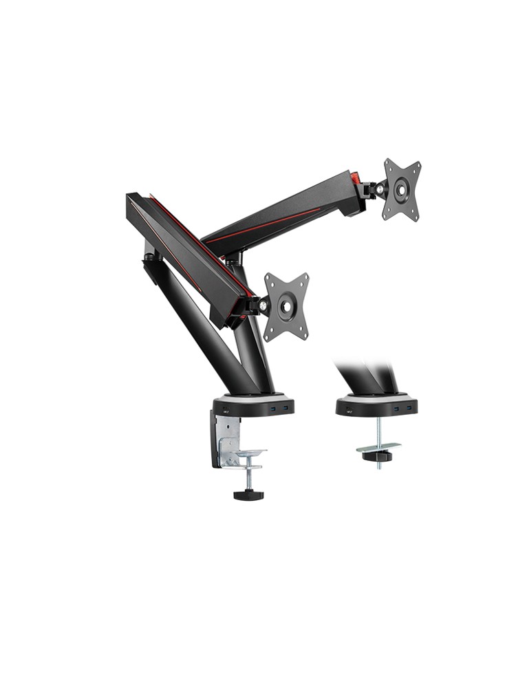 მონიტორის საკიდი: Logilink BP0092 Dual monitor mount, 17–32" gaming