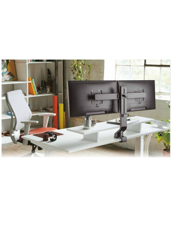 მონიტორის საკიდი: Logilink BP0160 Dual Monitor Mount 17"-27" Aluminum Curved Screens