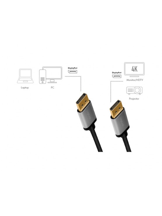 კაბელი: Logilink CDA0103 4K/60Hz DisplayPort cable 5M