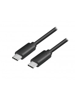 კაბელი: Logilink CU0129 USB Type-C 4K/60Hz Black 1m 100W Up to 10 Gbps