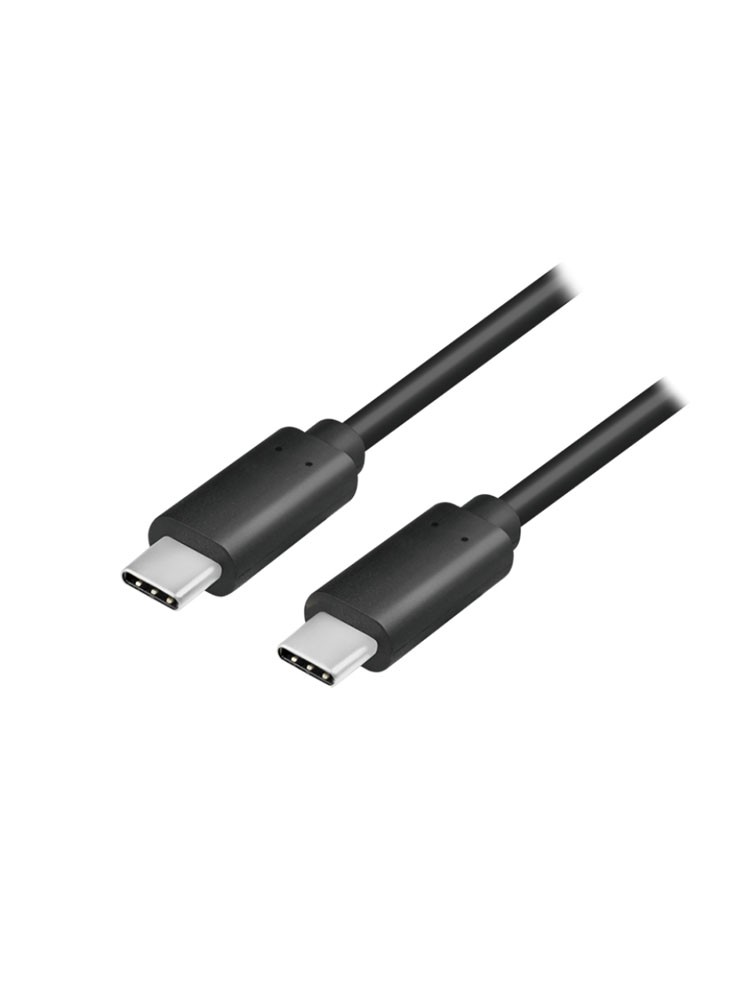 კაბელი: Logilink CU0129 USB Type-C 4K/60Hz Black 1m 100W Up to 10 Gbps