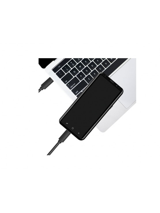 კაბელი: Logilink CU0129 USB Type-C 4K/60Hz Black 1m 100W Up to 10 Gbps