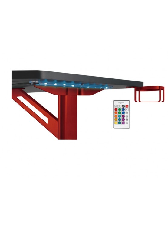 გეიმერული მაგიდა: Logilink EO0042 Gaming desk with RGB lighting