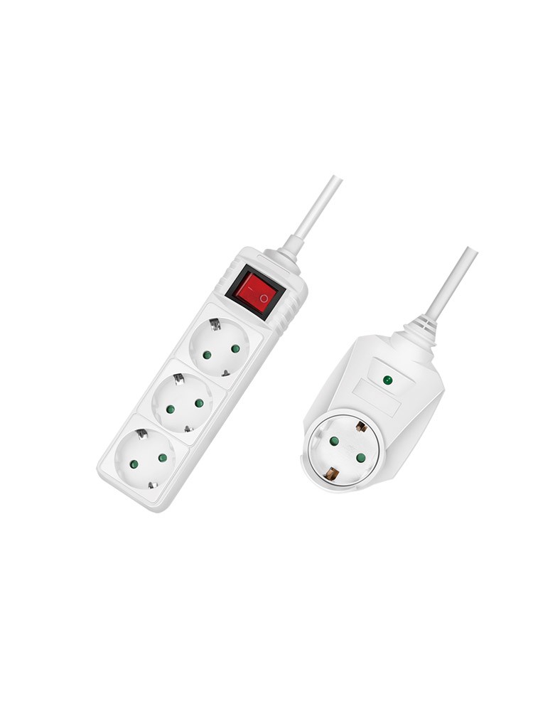 დენის ადაპტორი: Logilink LPS273 Socket outlet 4-way + switch 2m