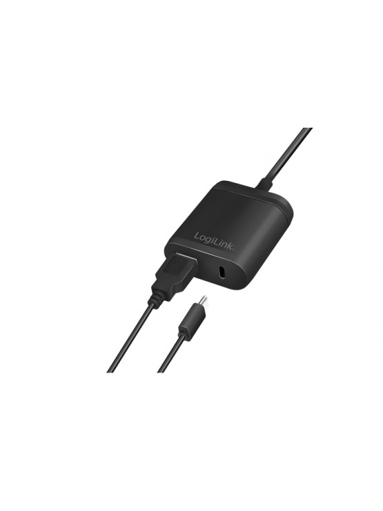 დამტენი: Logilink PA0256 USB charger with 1.5 m fixed cable 1x USB-A 1x USB-C 12 W