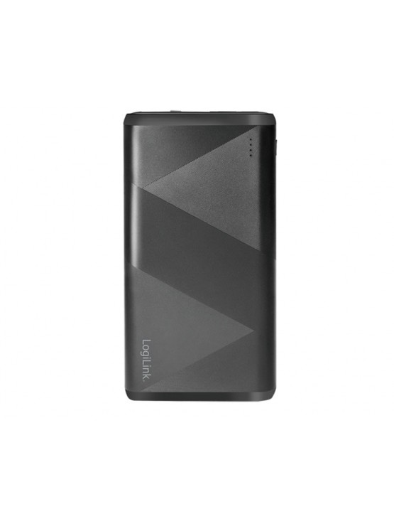 დამტენი: Logilink PA0275 Power bank 10000mAh 1x USB-A QC 3.0 & 1x USB-C PD 2.0 2-in-1 cable Black