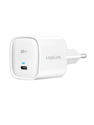 დამტენი: Logilink PA0279 USB power socket adapter 1x USB-C port (PD) GaN-Technology 30W