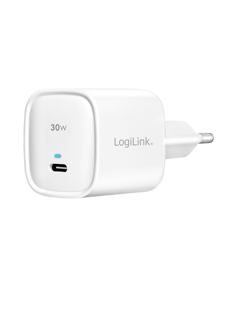 დამტენი: Logilink PA0279 USB power socket adapter 1x USB-C port (PD) GaN-Technology 30W