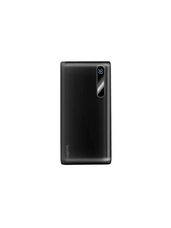 დამტენი: Logilink PA0280 Power Bank 10.000mAh 2xUSB with display Black