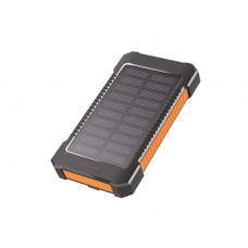 დამტენი: Logilink PA0304 Solar Power Bank 8000mAh Flashlight 2xUSB Orange/Black