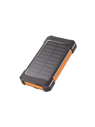 დამტენი: Logilink PA0304 Solar Power Bank 8000mAh Flashlight 2xUSB Orange/Black