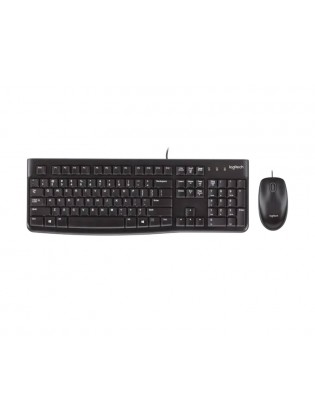 კლავიატურა-მაუსი: Logitech MK120 Corded Keyboard and Mouse Combo USB EN/RU Black - 920-002561