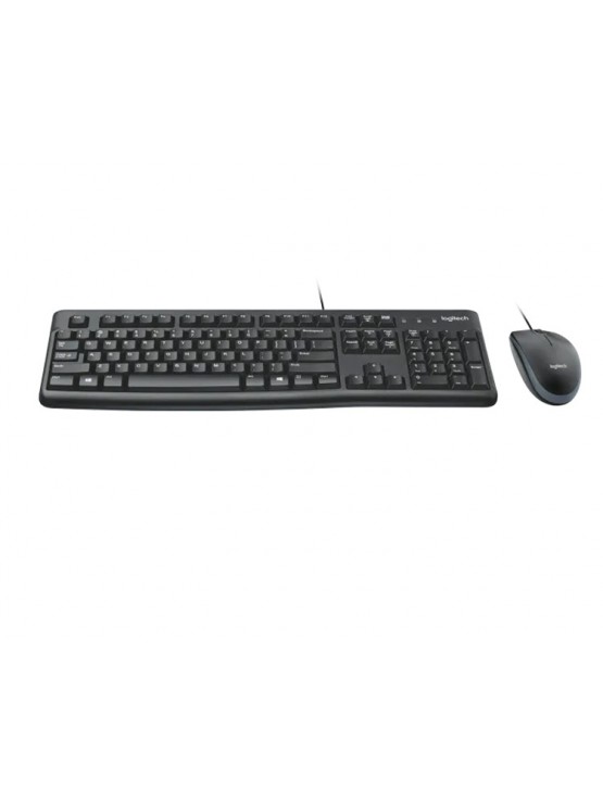 კლავიატურა-მაუსი: Logitech MK120 Corded Keyboard and Mouse Combo USB EN/RU Black - 920-002561