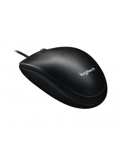 მაუსი: Logitech M100 Wired Optical Mouse Black - 910-006652