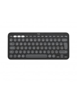 კლავიატურა: Logitech Pebble Keys 2 K380s Wireless Keyboard Graphite - 920-011851