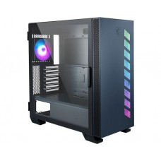ქეისი: MSI MAG VAMPIRIC 300R PACIFIC BLUE 1x120mm ARGB Fan Mid-Tower Black
