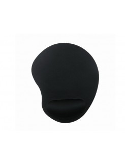 მაუს პადი: Gembird MP-ERGO-01 Mouse pad with soft wrist support Black