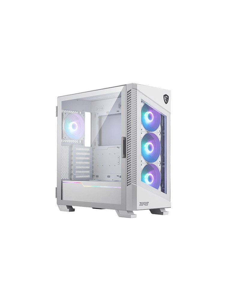 ქეისი: MSI MPG VELOX 100R 4x120mm ARGB Fans Mid Tower White